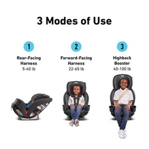 Graco TriRide 3 in 1 Car Seat | 3 Modes of Use from Rear Facing to Highback Booster Car Seat, Clybourne