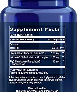 Life Extension Super Ubiquinol CoQ10 with PQQ, 30 Softgels. Pack of 2 Bottles