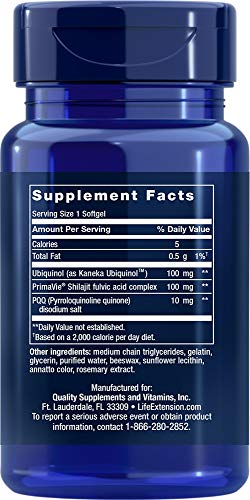 Life Extension Super Ubiquinol CoQ10 with PQQ, 30 Softgels. Pack of 2 Bottles