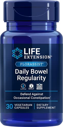 Life Extension FLORASSIST Daily Bowel Regularity, 30 Vegetarian Capsules