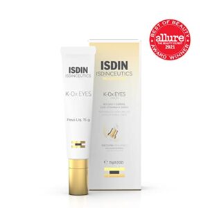 ISDIN K-Ox Under-Eye Brightening Cream for Puffiness and Dark Circles with Anti-Aging Benefits, Vitamin K and Hyaluronic Acid, visible results in 28 days of usage