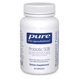 pure encapsulations probiotic 50b | acid-resistant probiotic capsules to support intestinal ecology and digestive and immune health* | 60 capsules
