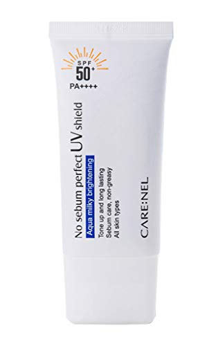 Korean Sunscreen for face Spf 50 Face Lotion - No Sebum Sunblock Waterproof - Korean Skin Care Suncream for Women, Men, Kids and Baby - for Sensitive Skin oily skin - Small Travel Size Body