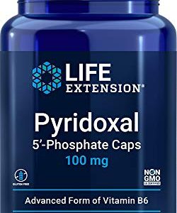 Life Extension Pyridoxal 5-Phosphate Caps 100 mg P5P, 90 Veg Capsules - Advanced Vitamin B6 Supplement