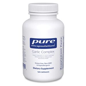 pure encapsulations garlic complex | supplement to support antioxidant defenses, immune health, and the cardiovascular system* | 120 capsules