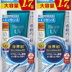 Biore UV Aqua Rich Watery Essence 85 g Sunscreen SPF 50 + / PA ++++【Large capacity】Set of 2