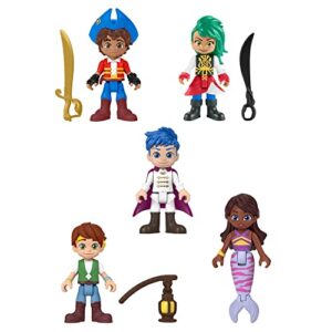 fisher-price santiago of the seas pirate toys figure pack with 5 characters & accessories for preschool play ages 3+ years