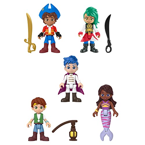 Fisher-Price Santiago Of The Seas Pirate Toys Figure Pack With 5 Characters & Accessories For Preschool Play Ages 3+ Years