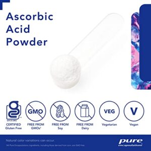 Pure Encapsulations Ascorbic Acid Powder | Hypoallergenic Vitamin C Supplement for Antioxidant Support* | 8 Ounces