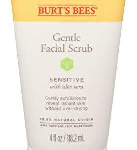 Burts Bees Sensitive Gentle Facial Scrub, 4 FZ