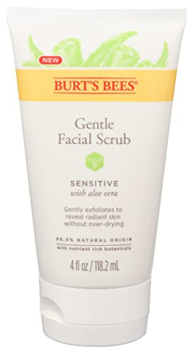 Burts Bees Sensitive Gentle Facial Scrub, 4 FZ