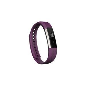 Fitbit Alta Fitness Tracker, Silver/Plum, Small (5.5 - 6.7 Inch) (US Version)