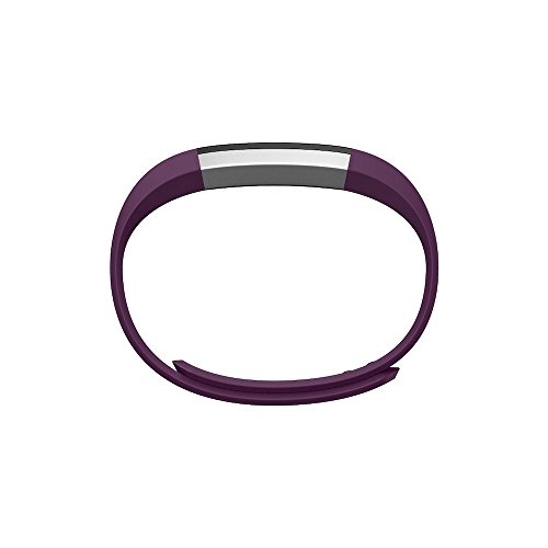 Fitbit Alta Fitness Tracker, Silver/Plum, Small (5.5 - 6.7 Inch) (US Version)