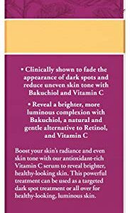 Burt's Bees Renewal Dark Spot Corrector with Bakuchiol Natural Retinol Alternative, 1 Oz (Package May Vary)