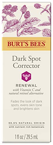 Burt's Bees Renewal Dark Spot Corrector with Bakuchiol Natural Retinol Alternative, 1 Oz (Package May Vary)