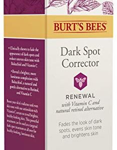 Burt's Bees Renewal Dark Spot Corrector with Bakuchiol Natural Retinol Alternative, 1 Oz (Package May Vary)