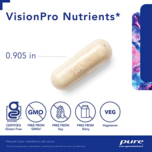 Pure Encapsulations VisionPro Nutrients | Hypoallergenic Multivitamin/Mineral Complex for Maintaining Healthy Vision | 90 Capsules