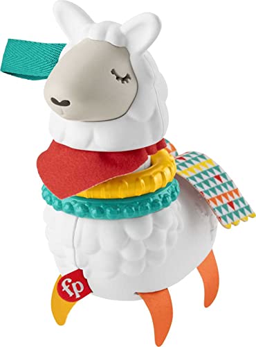 Fisher-Price Click Clack Llama, Baby Take-Along Activity Toy