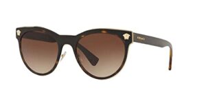 versace medusa charm ve2198 sunglasses 125213-54 -, brown gradient ve2198-125213-54