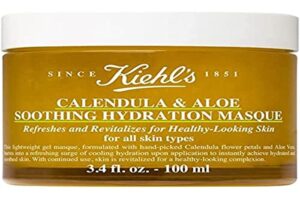 kiehl’s calendula & aloe soothing hydration masque, for all skin types, 100 ml
