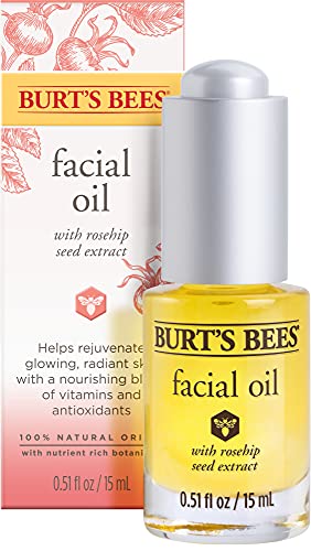 Face Oil, Burt's Bees Hydrating & Anti-Aging Facial Care, 0.05 fl oz Ounce (Packaging May Vary)