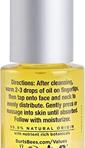 Face Oil, Burt's Bees Hydrating & Anti-Aging Facial Care, 0.05 fl oz Ounce (Packaging May Vary)