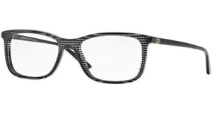 versace men’s ve3197 eyeglasses black rule 53mm