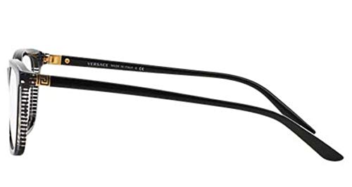 Versace Men's VE3197 Eyeglasses Black Rule 53mm