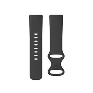 fitbit charge 5 infinity accessory band, official product, black, small