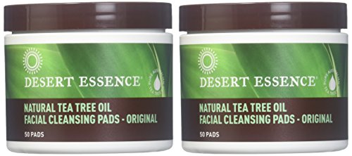 Facial Cleansing Pads - Tea Tree Oil, 50 pads 2-pack