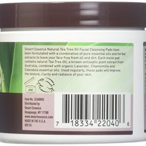 Facial Cleansing Pads - Tea Tree Oil, 50 pads 2-pack