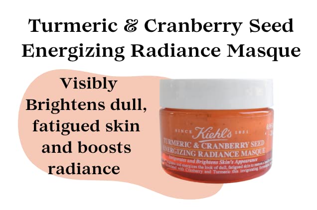 Kiehl's Merry Masking Trio Holiday Gift Set:: Turmeric & Cranberry Seed Energizing Radiance Mask, Calendula Petal-Infused Calming Mask, and Rare Earth Deep Pore Cleansing Mask