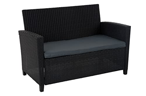 Cosco Outdoor Living 88529BGYE Malmo Patio Set, Black