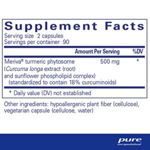 Pure Encapsulations CurcumaSorb | Curcumin Supplement to Support Digestive, Liver, Brain, Muscles, Bones, and Cardiovascular Health* | 180 Capsules