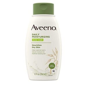 aveeno active naturals daily moisturizing body wash 18 oz (pack of 10)