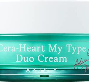 AXIS-Y Cera-Heart My Type Duo Cream 60ml / 2.02 fl. oz. | Dual Cream | Moisturizing Cream | T Zone | U Zone | Heartleaf | Ceramide