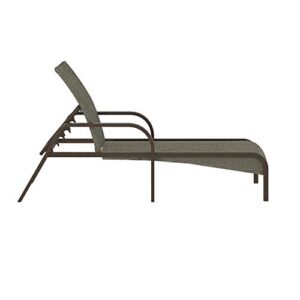 Cosco Outdoor Living SmartWick Chaise Lounger, Warm Gray (88463QDT1E)