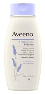 aveeno body wash stress relief 18 ounce (532ml) (2 pack)
