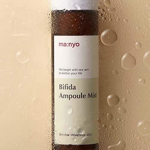 MA:NYO Bifida Ampoule Mist Facial Serum Mist with PHA, Long Lasting, Nourishing for Men and Women, Clean K-Beauty Korean Skin care 4.0 fl oz (120ml)