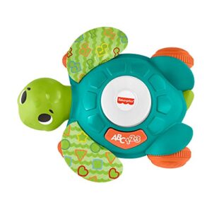 fisher-price linkimals sit-to-crawl sea turtle – uk english edition, light-up musical crawling toy for baby