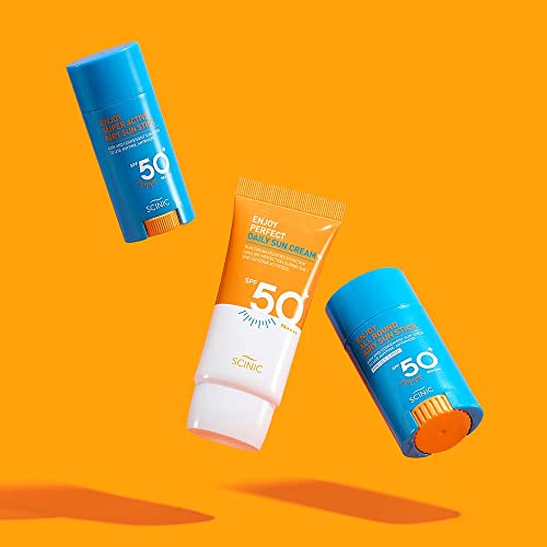 SCINIC Enjoy Perfect Daily Sunscreen EX SPF50+PA+++ 1.69 fl oz(50ml) | No Shine, Sticky Feeling! Matte, Refreshing Light Daily Sun Cream For UV Protection | Korean Skincare