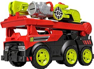fisher-price rescue heroes transforming fire truck with lights & sounds, multicolor, model:gfw30