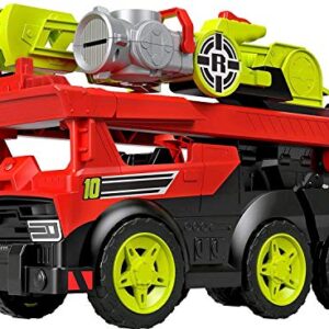 Fisher-Price Rescue Heroes Transforming Fire Truck with Lights & Sounds, Multicolor, Model:GFW30