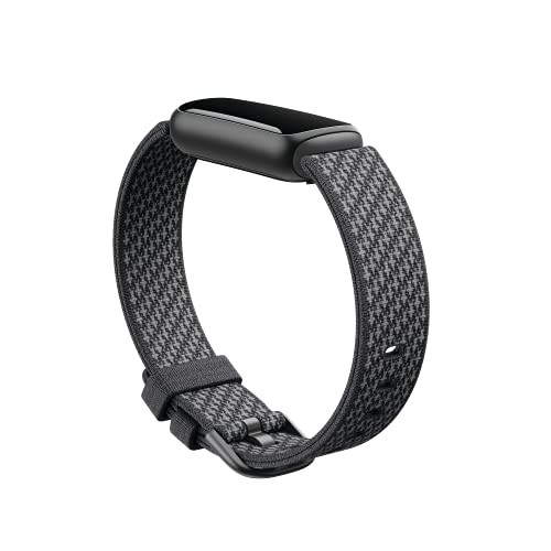 Fitbit Luxe Woven Accessory Band in Slate, Official Product, Large