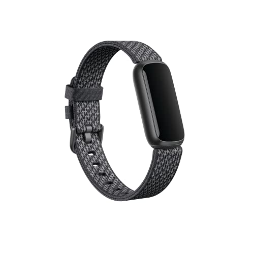 Fitbit Luxe Woven Accessory Band in Slate, Official Product, Large