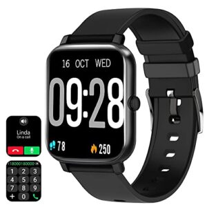 smart watch for android phones with call receive/dial, 1.7“ ip68 waterproof fitness tracker with heart rate spo2, sleep tracker voice control sport activity trackers smartwatch for women men