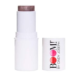 boom! by cindy joseph cosmetics boomstick glimmer – boom makeup sticks for older women & mature skin – natural highlighter stick & illuminator