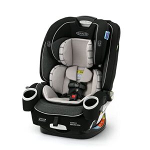 graco 4ever dlx snuglock grow 4-in-1 car seat | 10 years of use with 1 car seat, featuring easy installation and expandable backrest (maison)