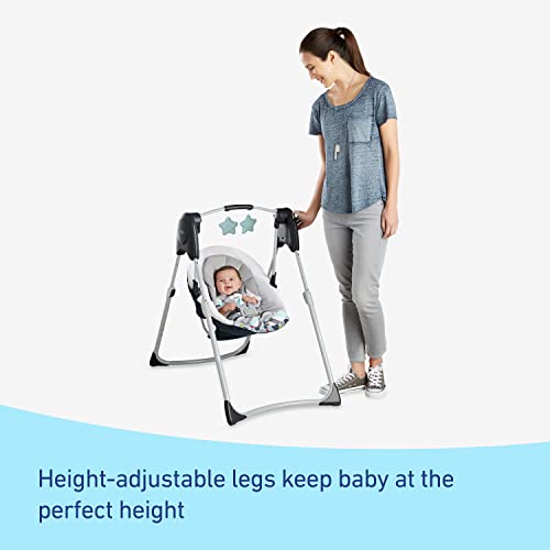 Graco® Slim Spaces™ Compact Baby Swing, Reign