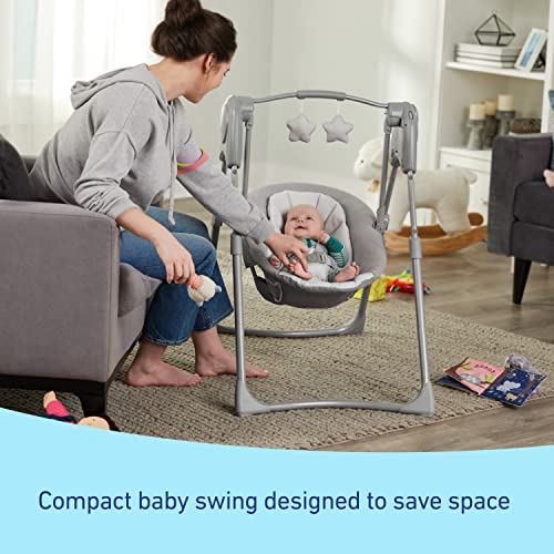 Graco® Slim Spaces™ Compact Baby Swing, Reign